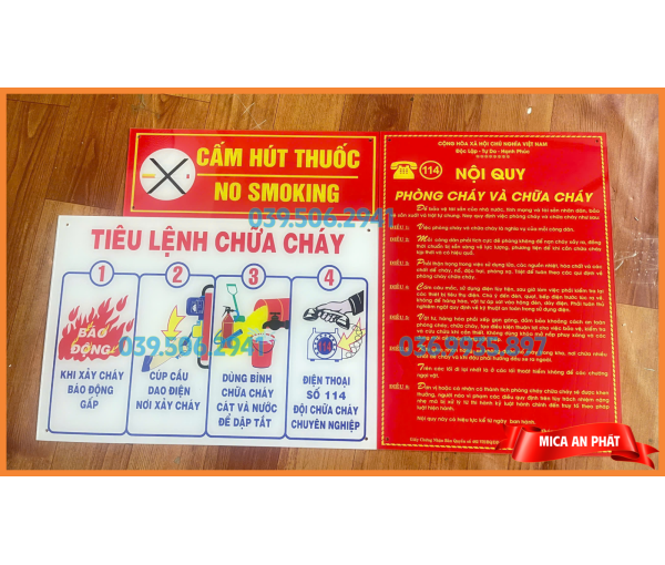 Bộ tiêu lệnh PCCC Fomex - Mica